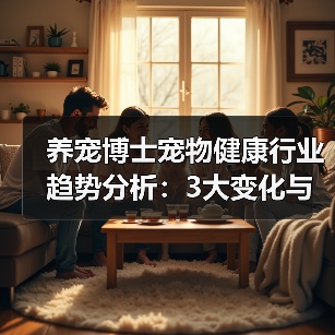 养宠博士宠物健康行业趋势分析:3大变化与实用建议(图4) 养宠博士宠物健康行业趋势分析:3大变化与实用建议(图4)