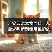万安云宠宠物百科:从需求判断到使用维护的日常经验(图2) 万安云宠宠物百科:从需求判断到使用维护的日常经验(图2)