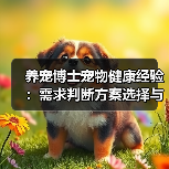 养宠博士宠物健康经验:需求判断方案选择与避坑建议(图3) 养宠博士宠物健康经验:需求判断方案选择与避坑建议(图3)