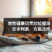 宠物健康日常经验整理:需求判断、方案选择和避坑指南(图2) 宠物健康日常经验整理:需求判断、方案选择和避坑指南(图2)