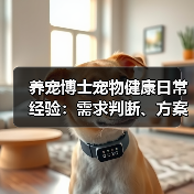 养宠博士宠物健康日常经验：需求判断、方案选择和避坑指南（图1）