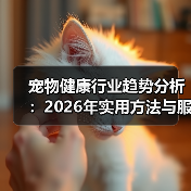 宠物健康行业趋势分析：2026年实用方法与服务建议（图4）