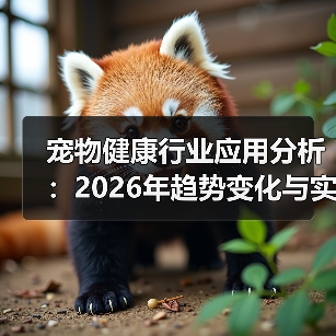 宠物健康行业应用分析：2026年趋势变化与实用方法