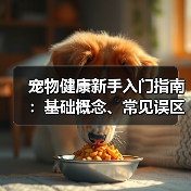宠物健康新手入门指南：基础概念、常见误区及5大解决方案（图4）