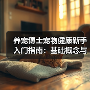 养宠博士宠物健康新手入门指南：基础概念与误区解析