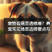 宠物看病贵选粮难?养宠常见场景选择要点与注意事项(图2) 宠物看病贵选粮难?养宠常见场景选择要点与注意事项(图2)