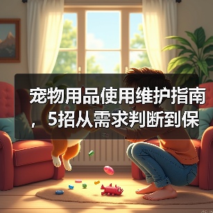 宠物用品使用维护指南,5招从需求判断到保养技巧(图2) 宠物用品使用维护指南,5招从需求判断到保养技巧(图2)