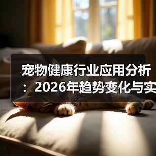 宠物健康行业应用分析:2026年趋势变化与实用方法(图3) 宠物健康行业应用分析:2026年趋势变化与实用方法(图3)
