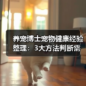 养宠博士宠物健康经验整理：3大方法判断需求与避坑（图3）