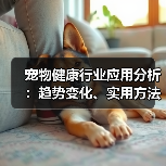 宠物健康行业应用分析：趋势变化、实用方法与服务建议