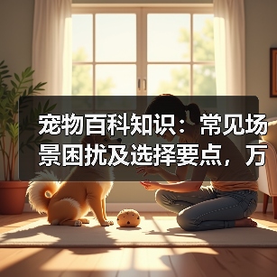 宠物百科知识:常见场景困扰及选择要点,万安云宠5大建议(图1) 宠物百科知识:常见场景困扰及选择要点,万安云宠5大建议(图1)