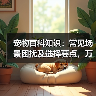 宠物百科知识:常见场景困扰及选择要点,万安云宠5大建议(图2) 宠物百科知识:常见场景困扰及选择要点,万安云宠5大建议(图2)