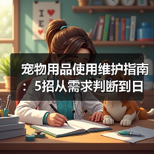 宠物用品使用维护指南：5招从需求判断到日常保养（图2）