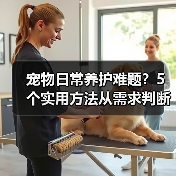 宠物日常养护难题?5个实用方法从需求判断到使用维护(图2) 宠物日常养护难题?5个实用方法从需求判断到使用维护(图2)