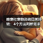 唯宠社宠物咨询日常经验:4个方法判断需求到使用维护(图1) 唯宠社宠物咨询日常经验:4个方法判断需求到使用维护(图1)