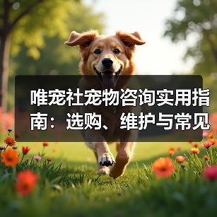 唯宠社宠物咨询实用指南:选购、维护与常见问题解析2026(图1) 唯宠社宠物咨询实用指南:选购、维护与常见问题解析2026(图1)
