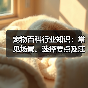宠物百科行业知识：常见场景、选择要点及注意事项