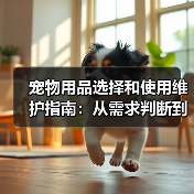 宠物用品选择和使用维护指南:从需求判断到保养全攻略(图4) 宠物用品选择和使用维护指南:从需求判断到保养全攻略(图4)