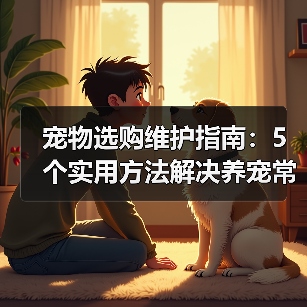 宠物选购维护指南:5个实用方法解决养宠常见问题(图1) 宠物选购维护指南:5个实用方法解决养宠常见问题(图1)