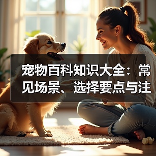 宠物百科知识大全:常见场景、选择要点与注意事项(图2) 宠物百科知识大全:常见场景、选择要点与注意事项(图2)