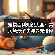 宠物百科知识大全：常见场景解决与养宠选择要点2026