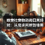 唯宠社宠物咨询日常经验:从需求判断到使用维护全攻略(图1) 唯宠社宠物咨询日常经验:从需求判断到使用维护全攻略(图1)