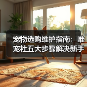宠物选购维护指南:唯宠社五大步骤解决新手难题2026(图1) 宠物选购维护指南:唯宠社五大步骤解决新手难题2026(图1)