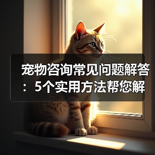 宠物咨询常见问题解答:5个实用方法帮您解决养宠烦恼(图3) 宠物咨询常见问题解答:5个实用方法帮您解决养宠烦恼(图3)