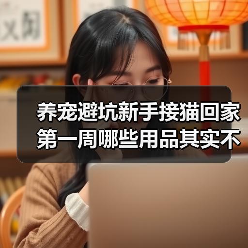 养宠避坑新手接猫回家第一周哪些用品其实不用急着买
